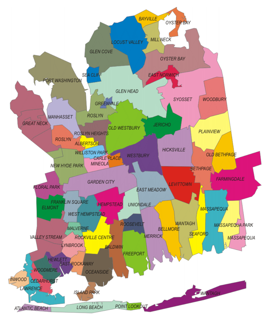 Nassau County Map