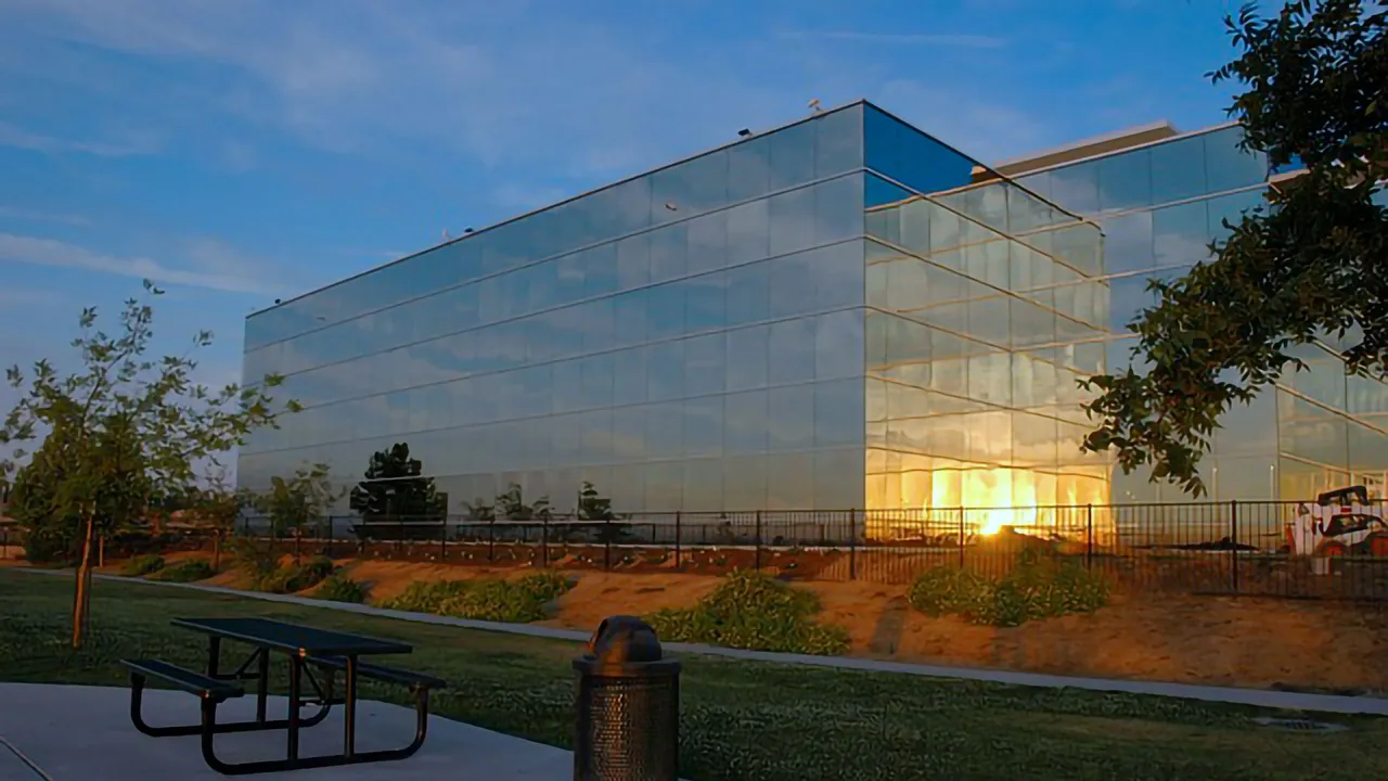 Suburban office building